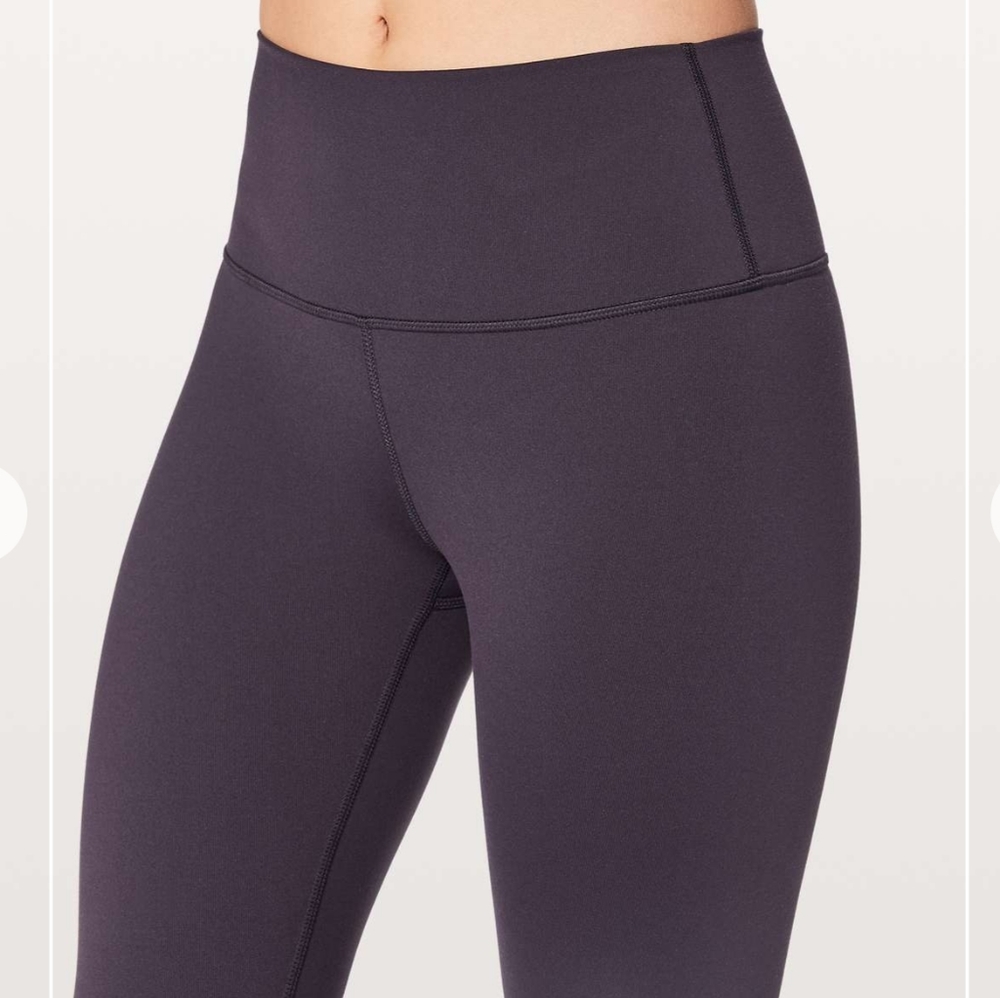 Lululemon Boysenberry High Rise Wunder Under Crop